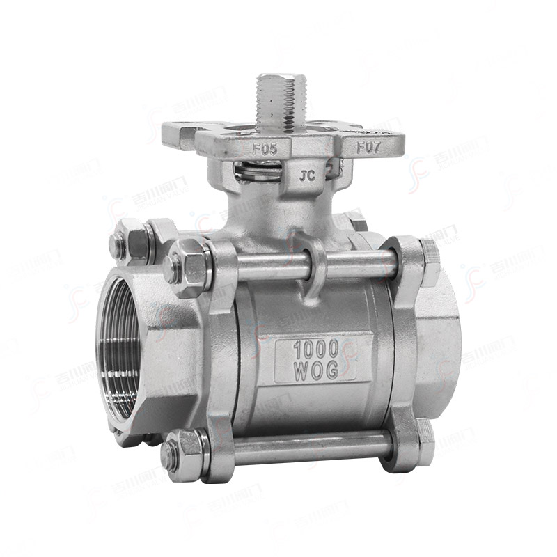 三片式絲扣高平臺球閥