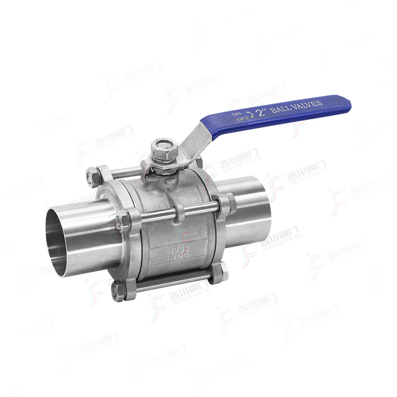 三片式加長桿焊接球閥